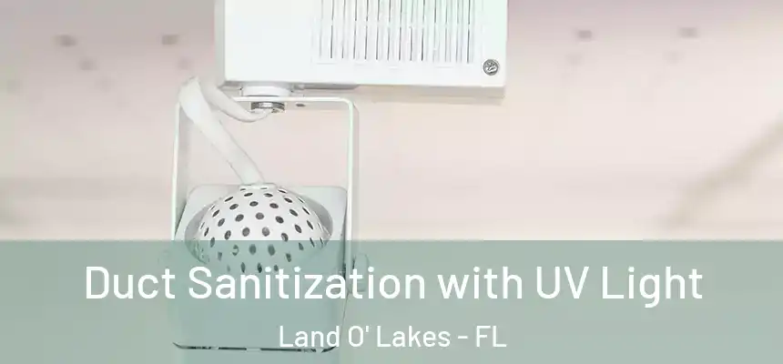 Duct Sanitization with UV Light Land O' Lakes - FL