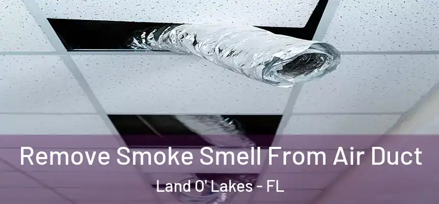  Remove Smoke Smell From Air Duct Land O' Lakes - FL